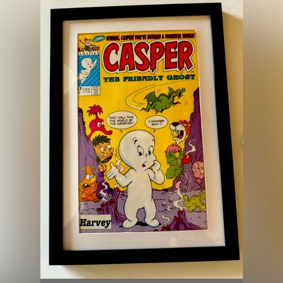 Casper The Friendly Ghost Framed Art - Picture 1 of 1